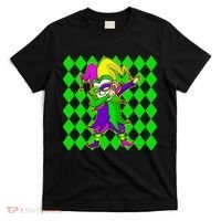 Jester Dabbing Mardi Gras T-Shirt thumb 0