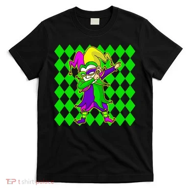 Jester Dabbing Mardi Gras T-Shirt