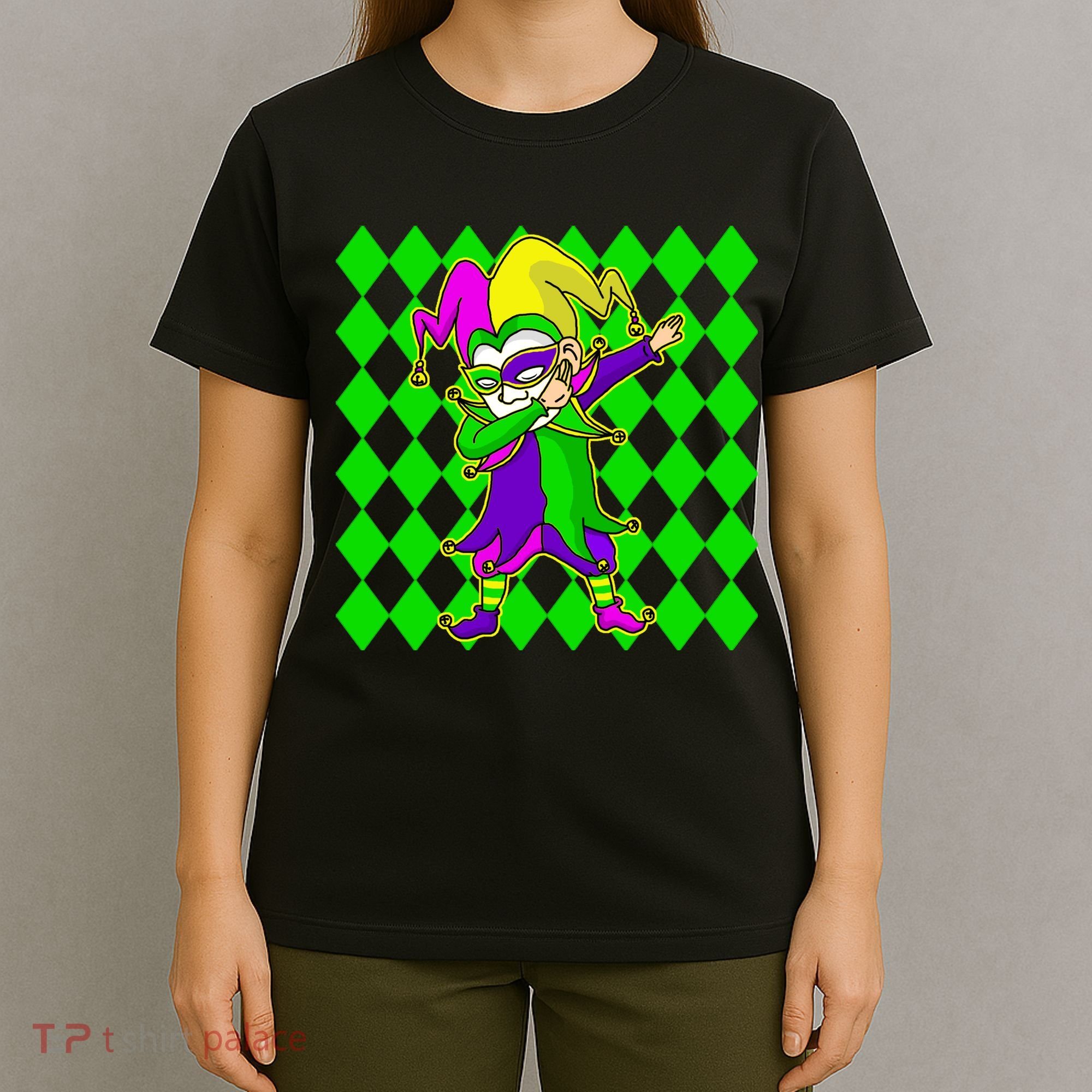 Jester Dabbing Mardi Gras T-Shirt