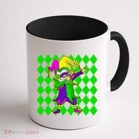 Jester Dabbing Mardi Gras Coffee Mug thumb 1