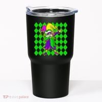 Jester Dabbing Mardi Gras Tumbler thumb 0