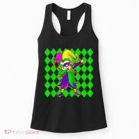 Jester Dabbing Mardi Gras Women's Tank Top thumb 0