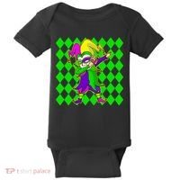 Jester Dabbing Mardi Gras Baby Bodysuit thumb 0