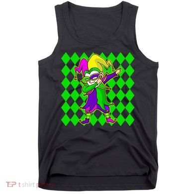 Jester Dabbing Mardi Gras Tank Top