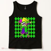 Jester Dabbing Mardi Gras Tank Top thumb 2