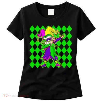 Jester Dabbing Mardi Gras Women's T-Shirt