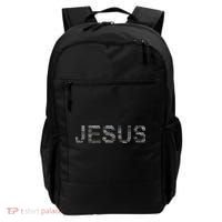 Jesus - Power is in the Name Word Mashup Backpack thumb 0