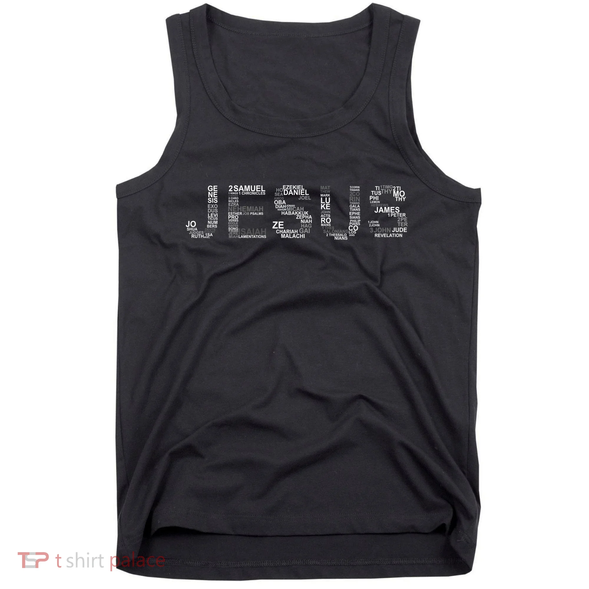 Jesus - Power is in the Name Word Mashup Tank Top