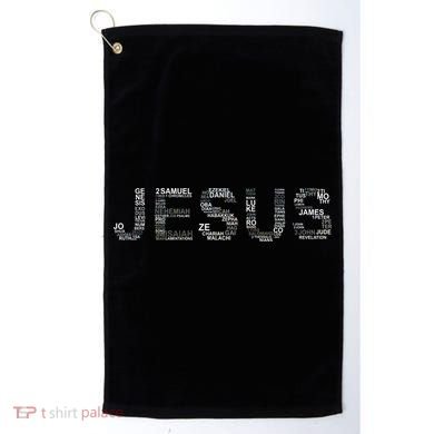 Jesus - Power is in the Name Word Mashup Golf Towel