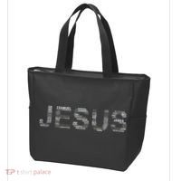 Jesus - Power is in the Name Word Mashup Tote Bag thumb 3