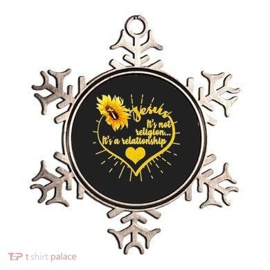 Jesus  It's Not Religion It's A Relationship Ornament