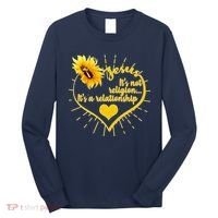 Jesus  It's Not Religion It's A Relationship Long Sleeve Shirt thumb 0