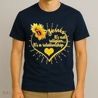 Jesus  It's Not Religion It's A Relationship T-Shirt thumb 3
