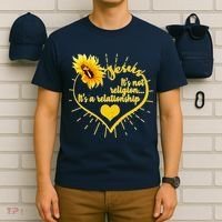 Jesus  It's Not Religion It's A Relationship T-Shirt thumb 6