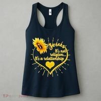 Jesus  It's Not Religion It's A Relationship Women's Tank Top thumb 3