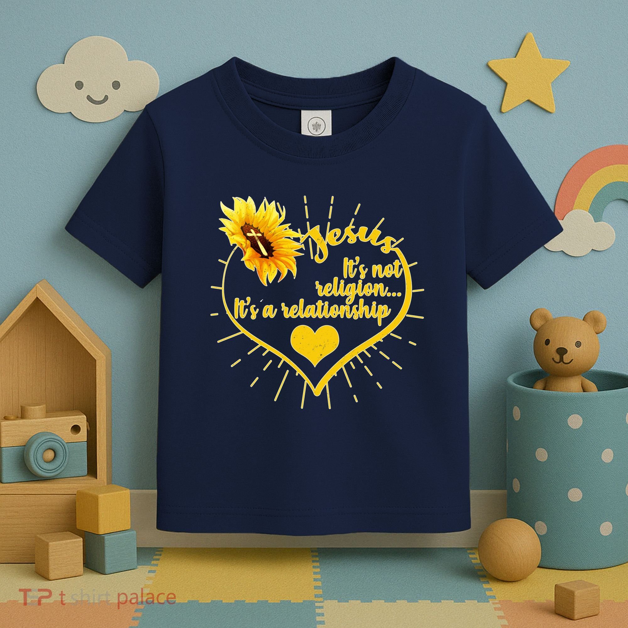 Jesus  It's Not Religion It's A Relationship Toddler T-Shirt