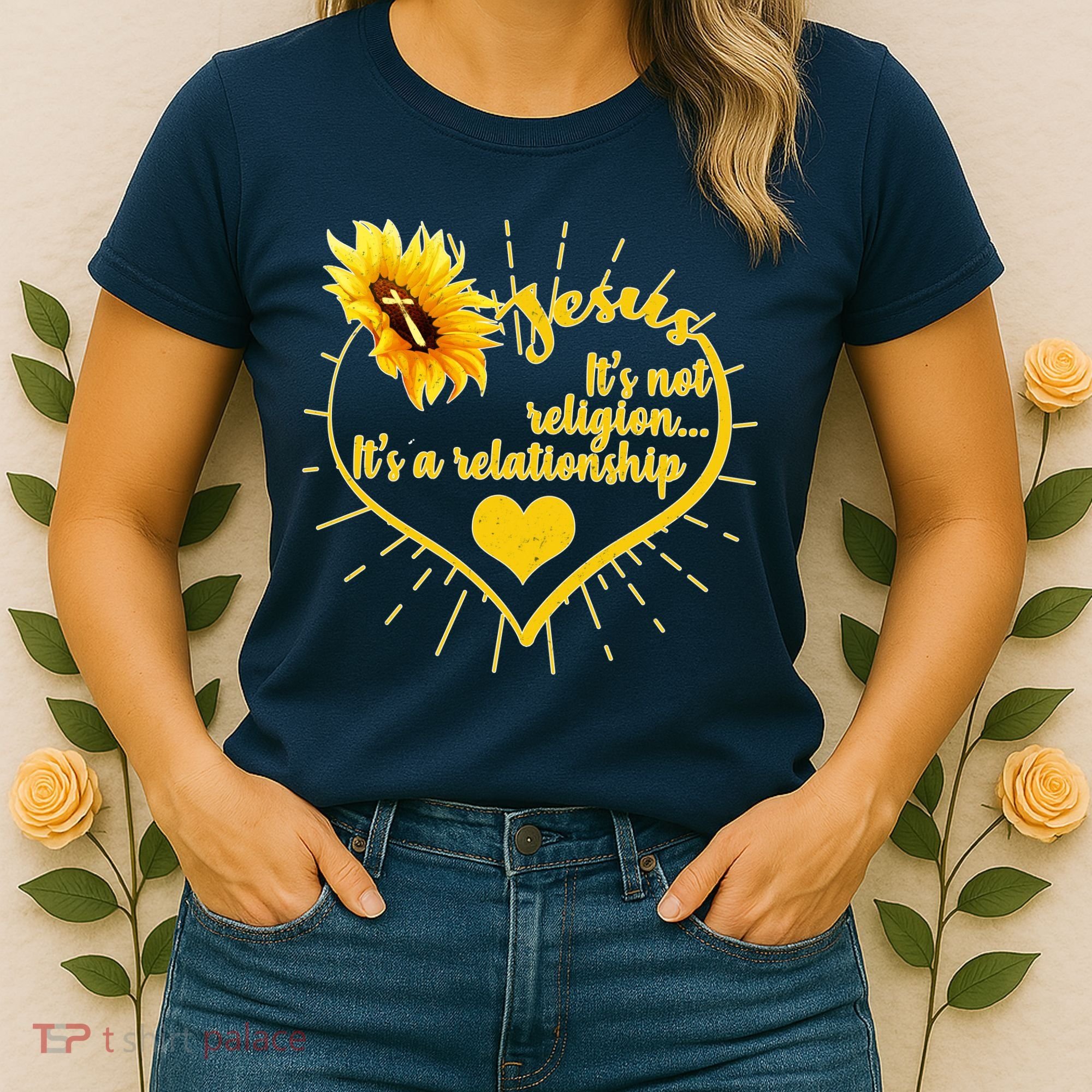 Jesus  It's Not Religion It's A Relationship Women's T-Shirt
