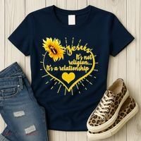 Jesus  It's Not Religion It's A Relationship Women's T-Shirt thumb 3
