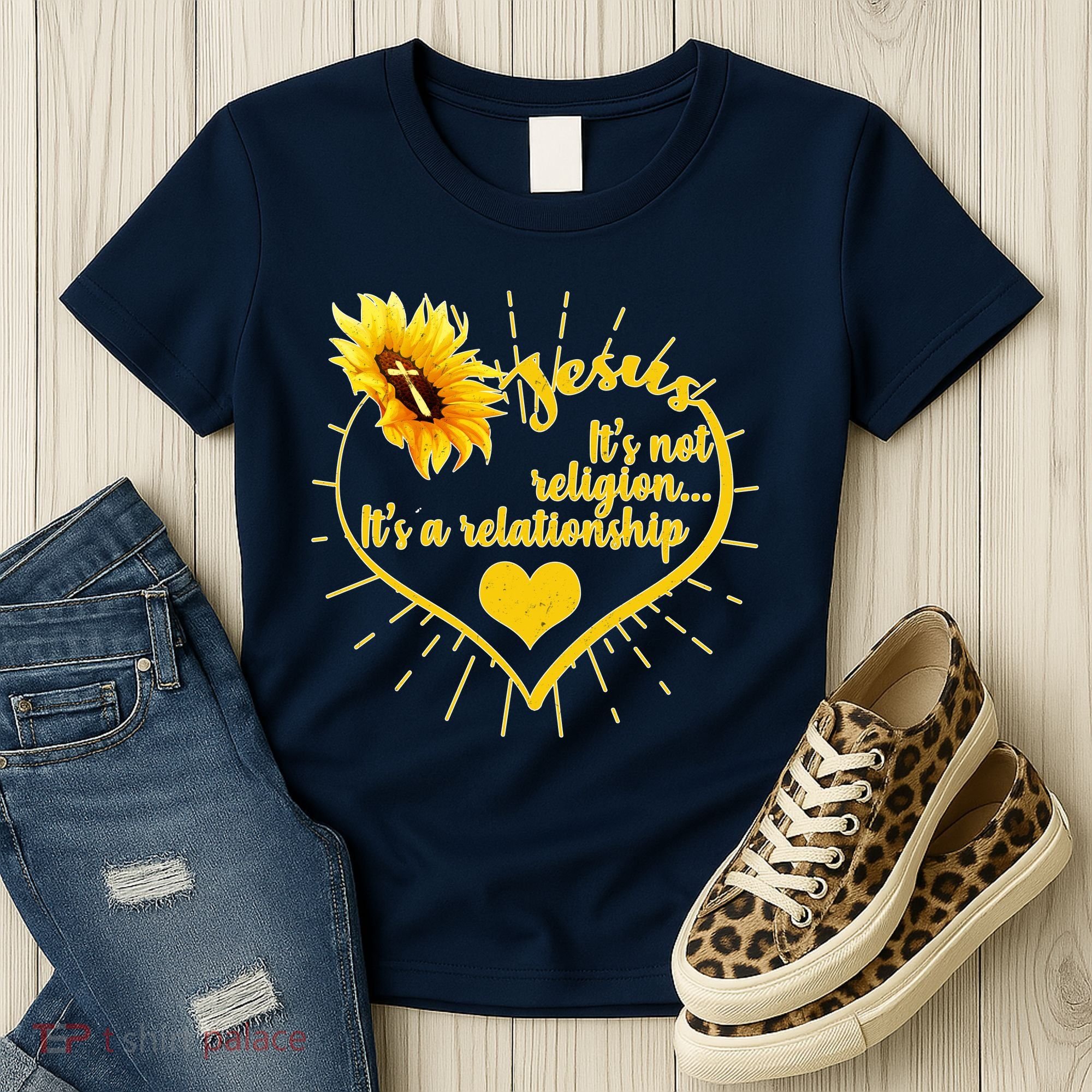 Jesus  It's Not Religion It's A Relationship Women's T-Shirt