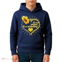 Jesus  It's Not Religion It's A Relationship Kids Hoodie thumb 4