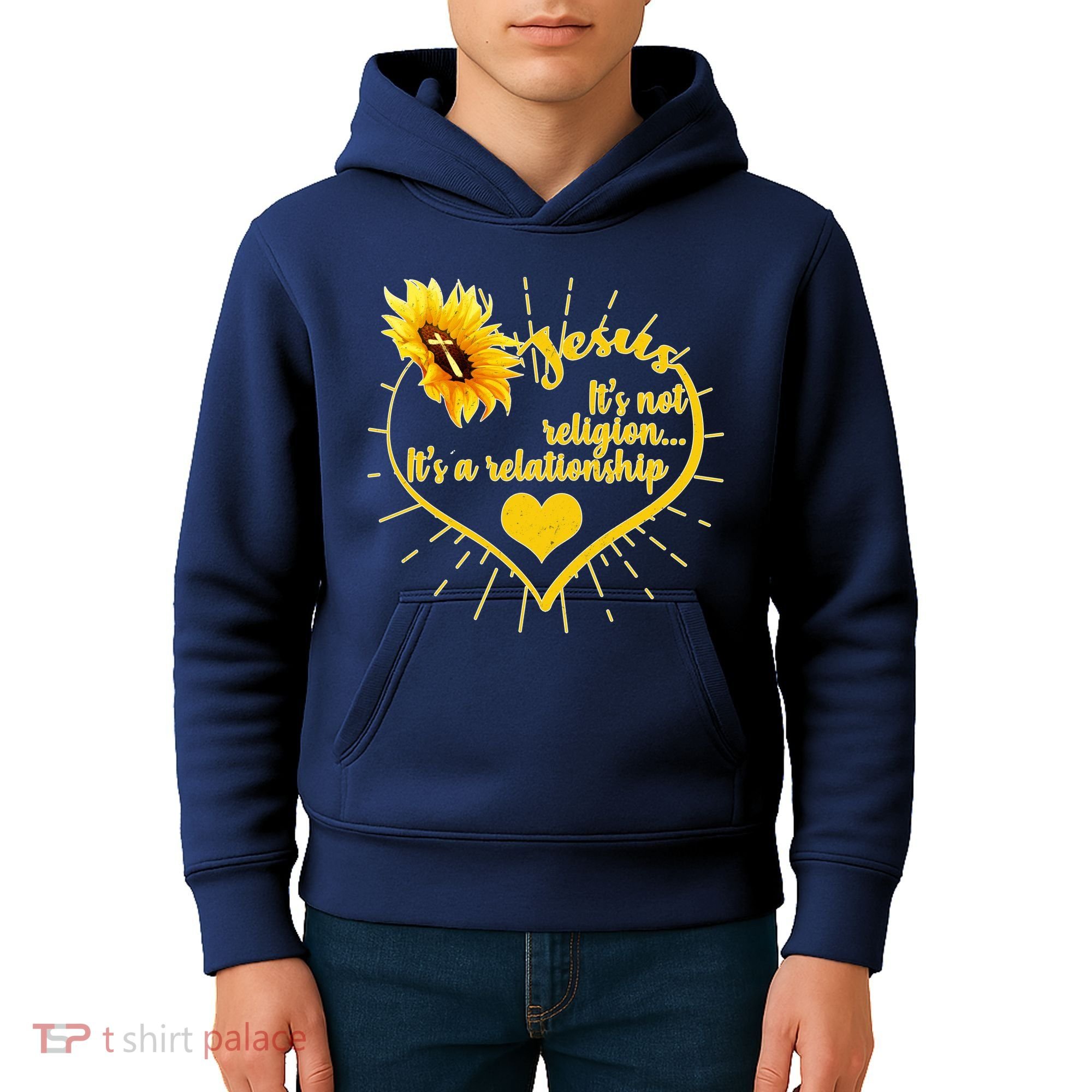 Jesus  It's Not Religion It's A Relationship Kids Hoodie