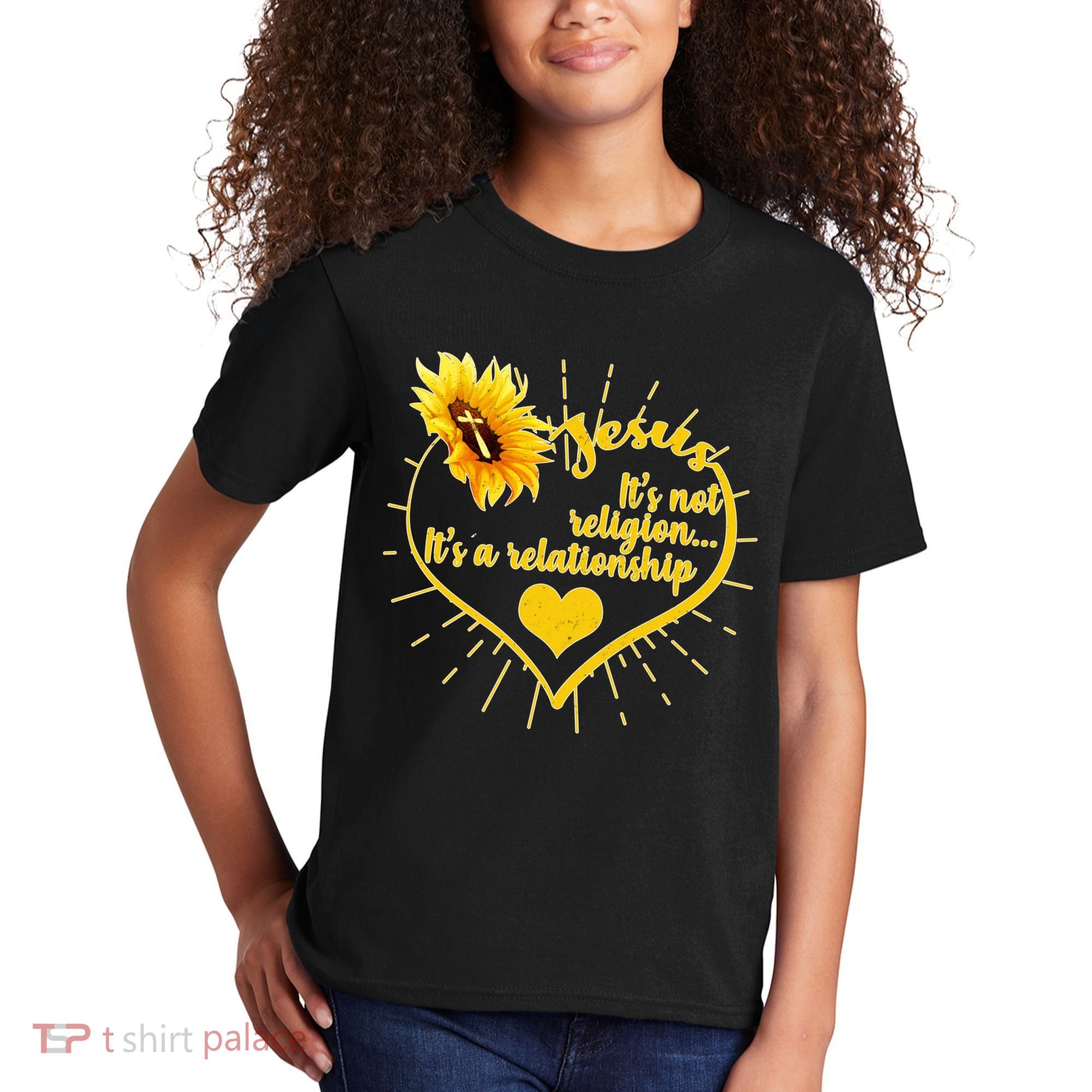Jesus  It's Not Religion It's A Relationship Kids T-Shirt