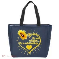 Jesus  It's Not Religion It's A Relationship Tote Bag thumb 0