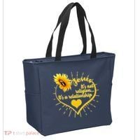 Jesus  It's Not Religion It's A Relationship Tote Bag thumb 2