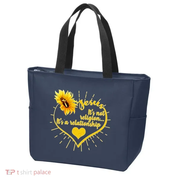 Jesus  It's Not Religion It's A Relationship Tote Bag