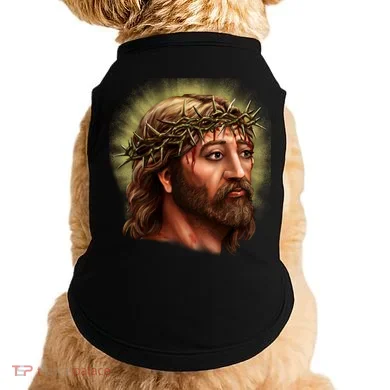 Jesus Abstract Portrait Doggie Tank