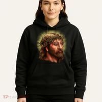Jesus Abstract Portrait Hoodie thumb 5