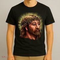 Jesus Abstract Portrait T-Shirt thumb 3