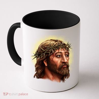 Jesus Abstract Portrait Coffee Mug