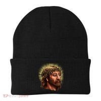 Jesus Abstract Portrait Beanie thumb 0