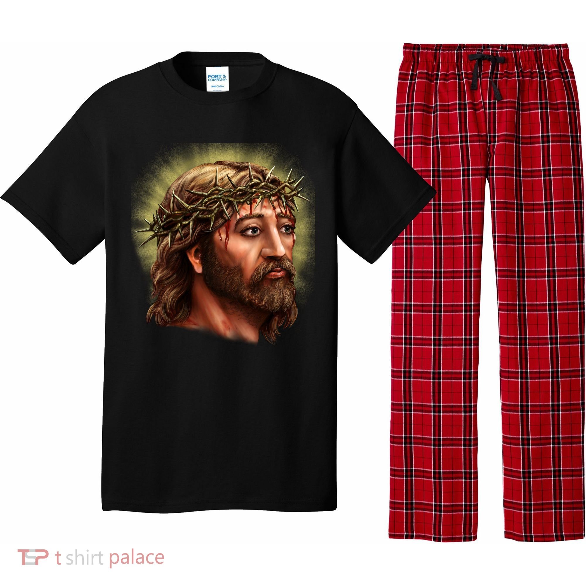 Jesus Abstract Portrait Pajama Set