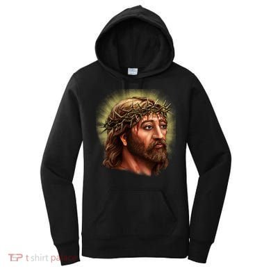 Jesus Abstract Portrait Women's Hoodie