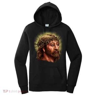 Jesus Abstract Portrait Women's Hoodie