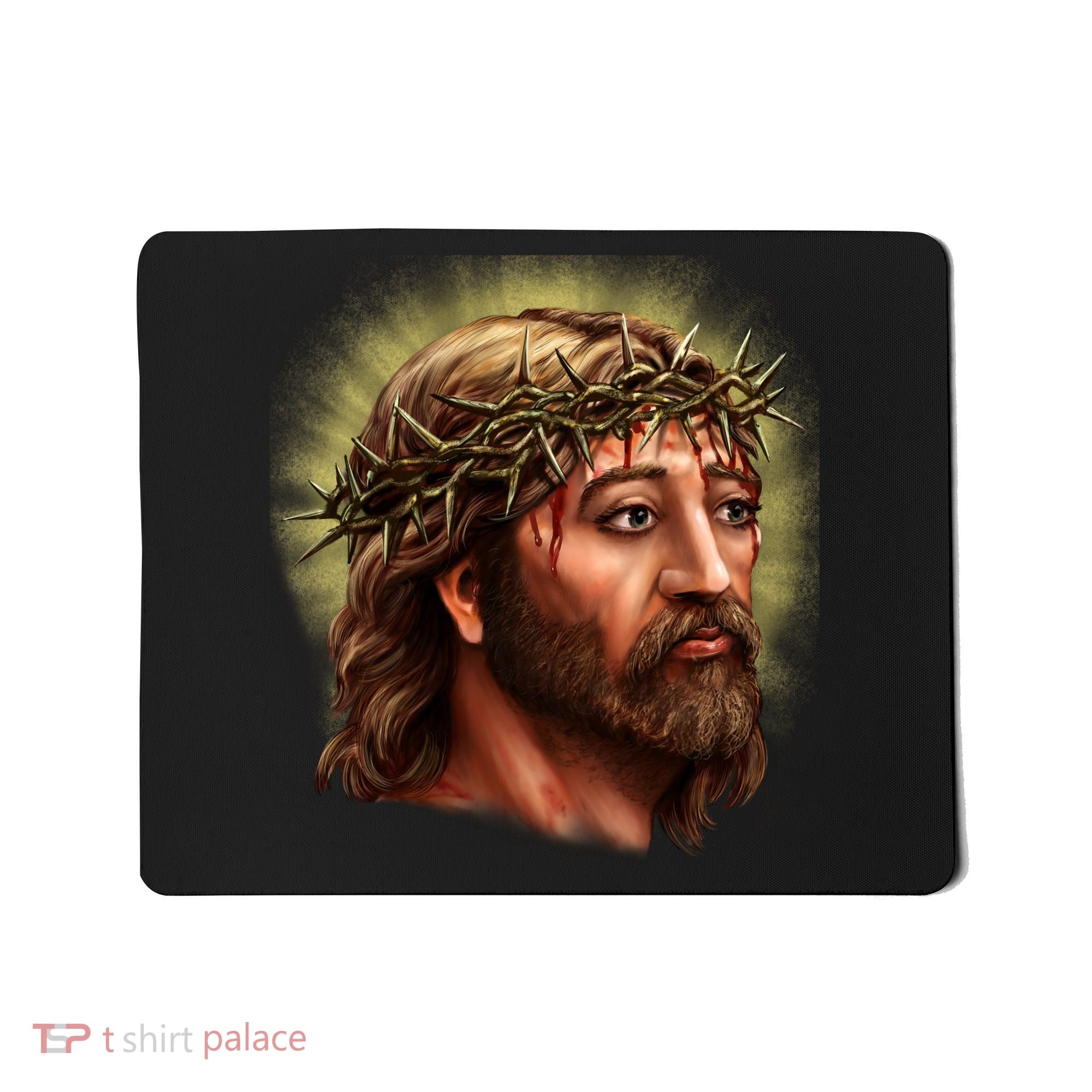Jesus Abstract Portrait Mousepad