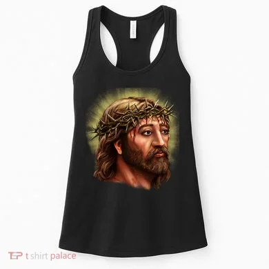 Jesus Abstract Portrait Women's Tank Top