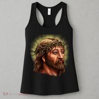 Jesus Abstract Portrait Women's Tank Top thumb 3