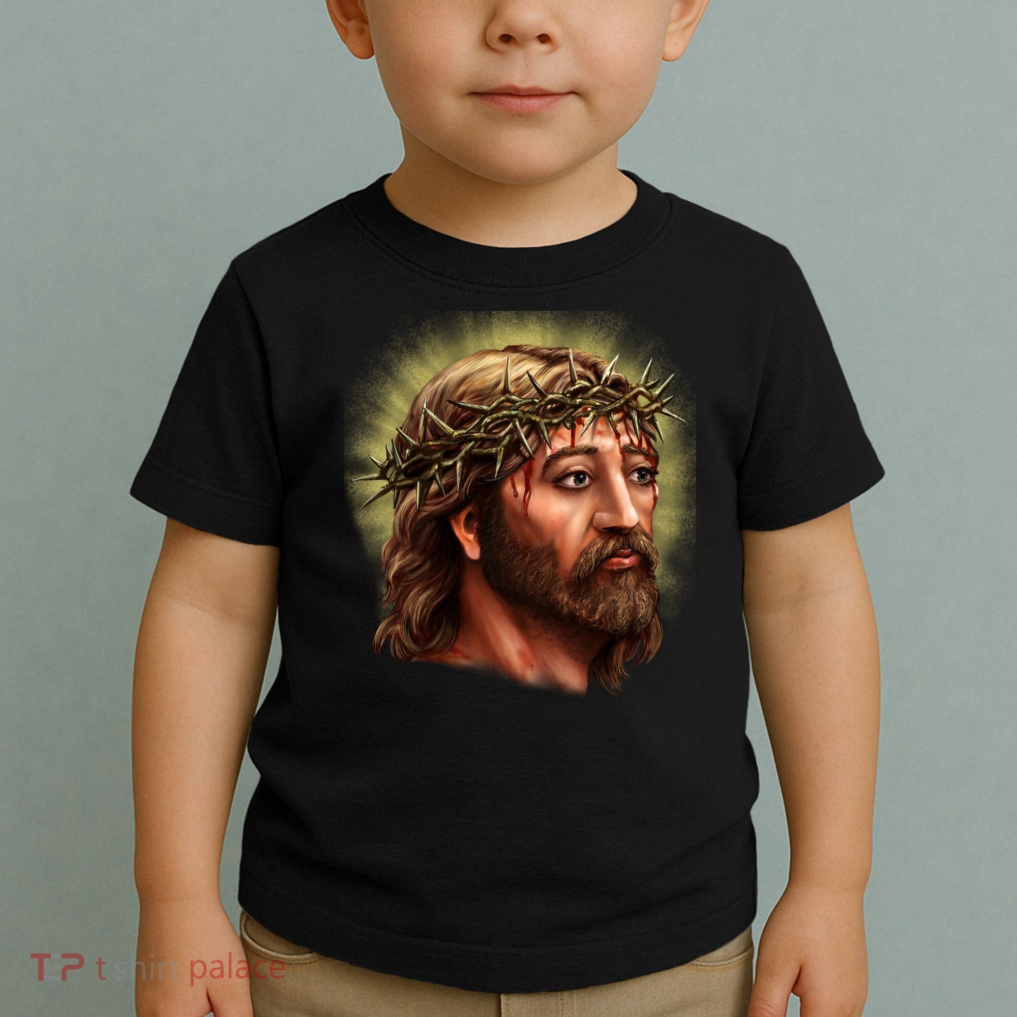 Jesus Abstract Portrait Toddler T-Shirt