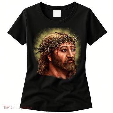 Jesus Abstract Portrait Women's T-Shirt