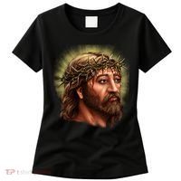 Jesus Abstract Portrait Women's T-Shirt thumb 0