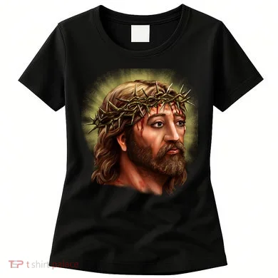 Jesus Abstract Portrait Women's T-Shirt