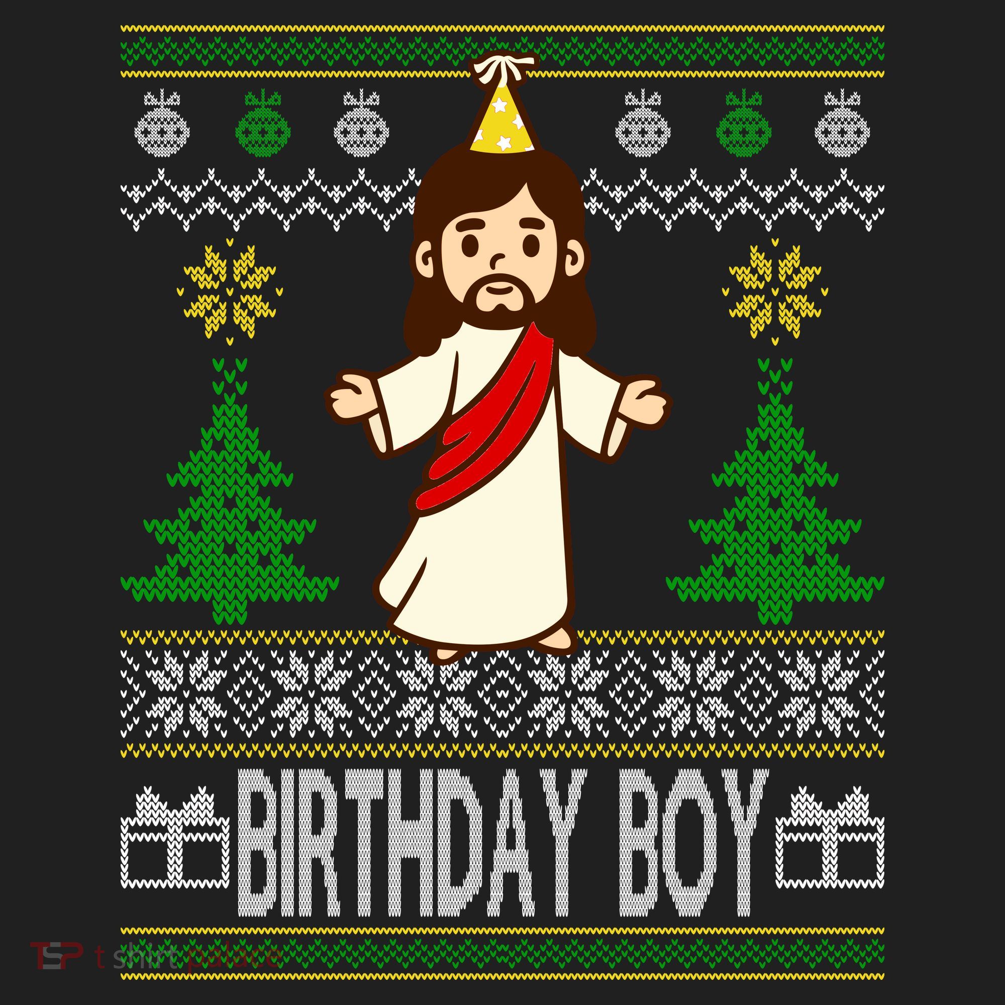 Jesus Birthday Boy Ugly Christmas Women's Sweatshirt