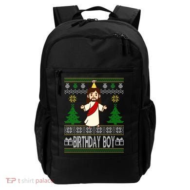 Jesus Birthday Boy Ugly Christmas Backpack