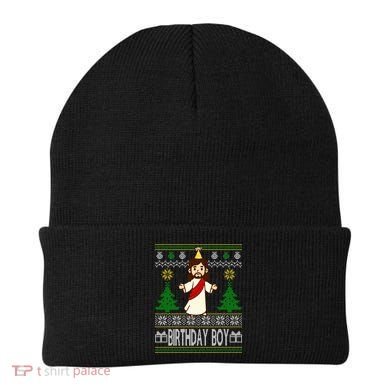 Jesus Birthday Boy Ugly Christmas Beanie