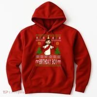 Jesus Birthday Boy Ugly Christmas Hoodie thumb 0