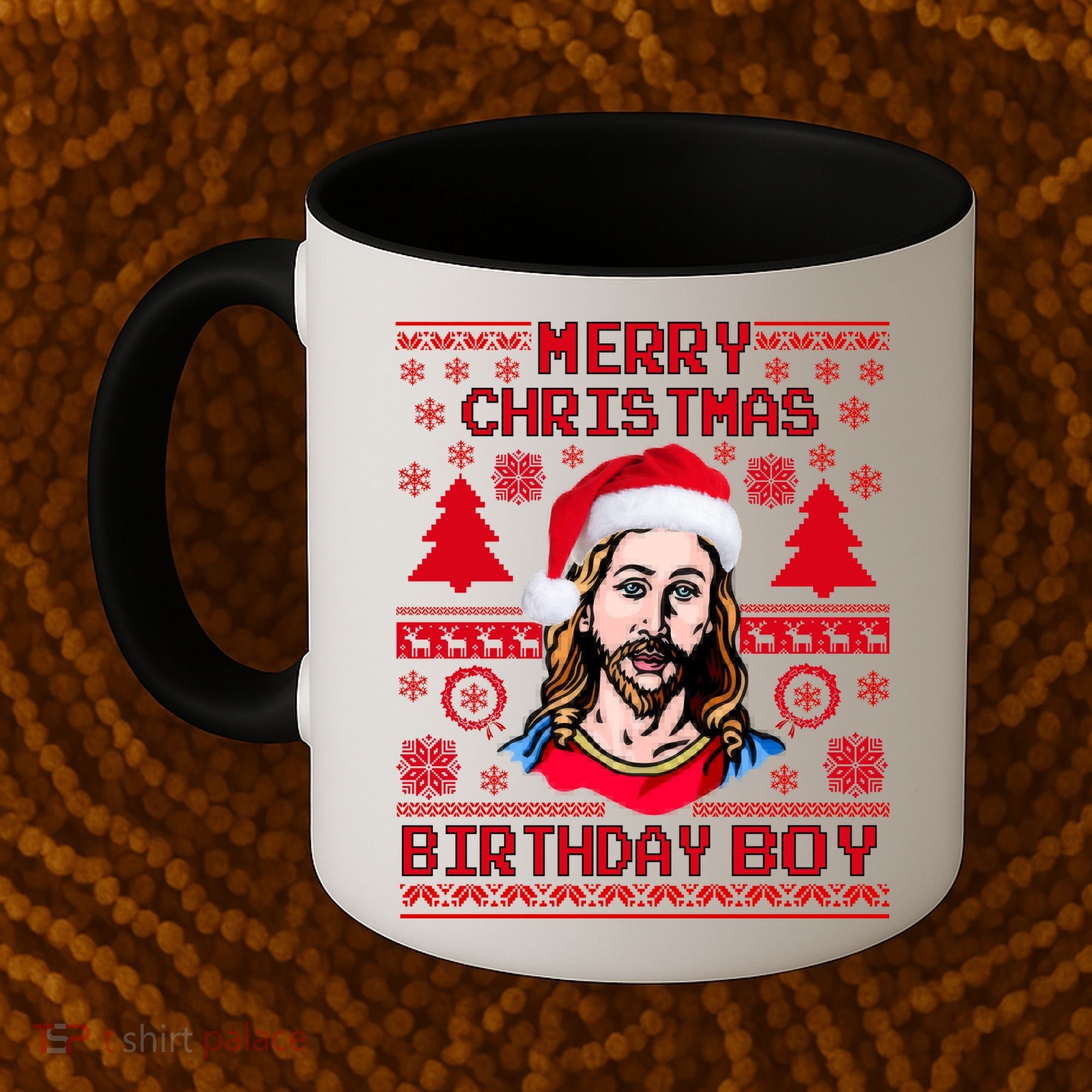 Jesus Birthday Ugly Christmas Sweater Coffee Mug