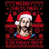 Jesus Birthday Ugly Christmas Sweater Coffee Mug thumb 5